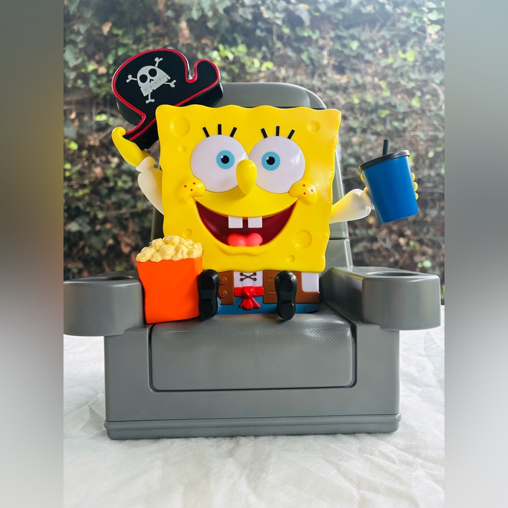 SpongeBob Movie Popcorn + Drink Bucket Set – NEW, Limited Edition